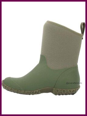 Women's Waterproof Ankle Rain Boots Neoprene Fleece Lined